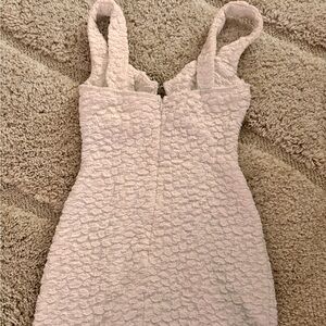 Astr The Lable White Slit Dress